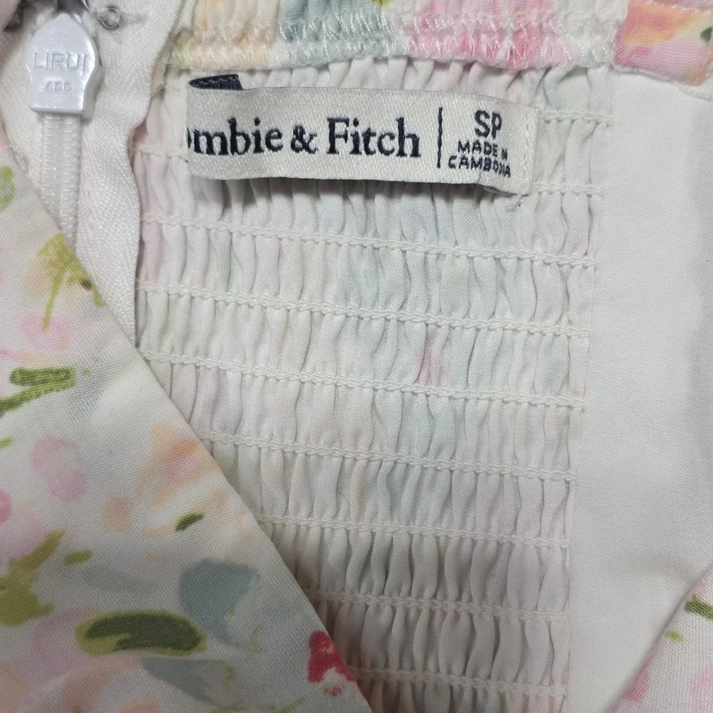 Abercrombie & Fitch Floral Midi Dress Summer Spaghetti Strap Sundress‎ Size S